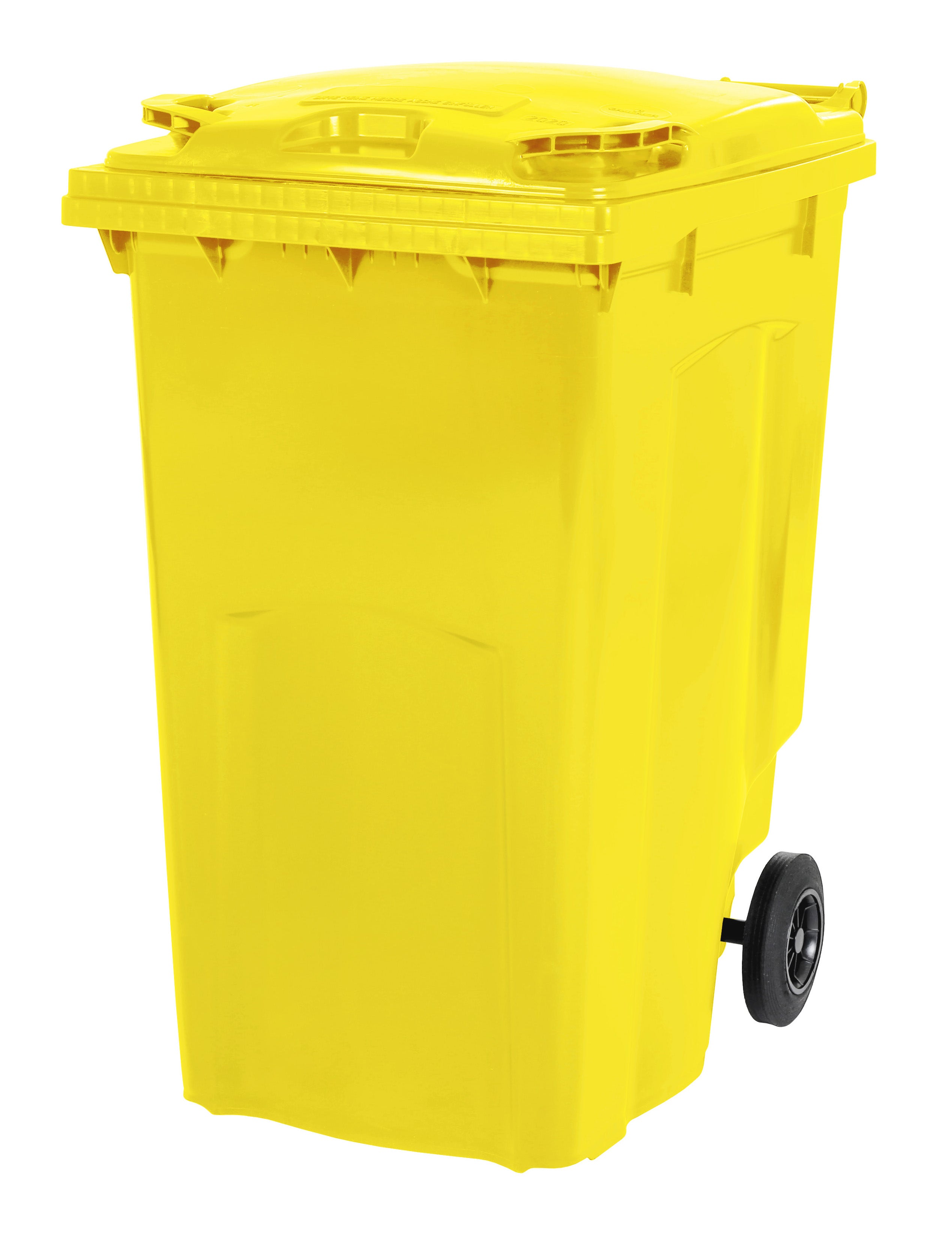 2 Hjul   Stor Affaldsbeholder   Model Mgb 340 Ge   Gul fra Saro