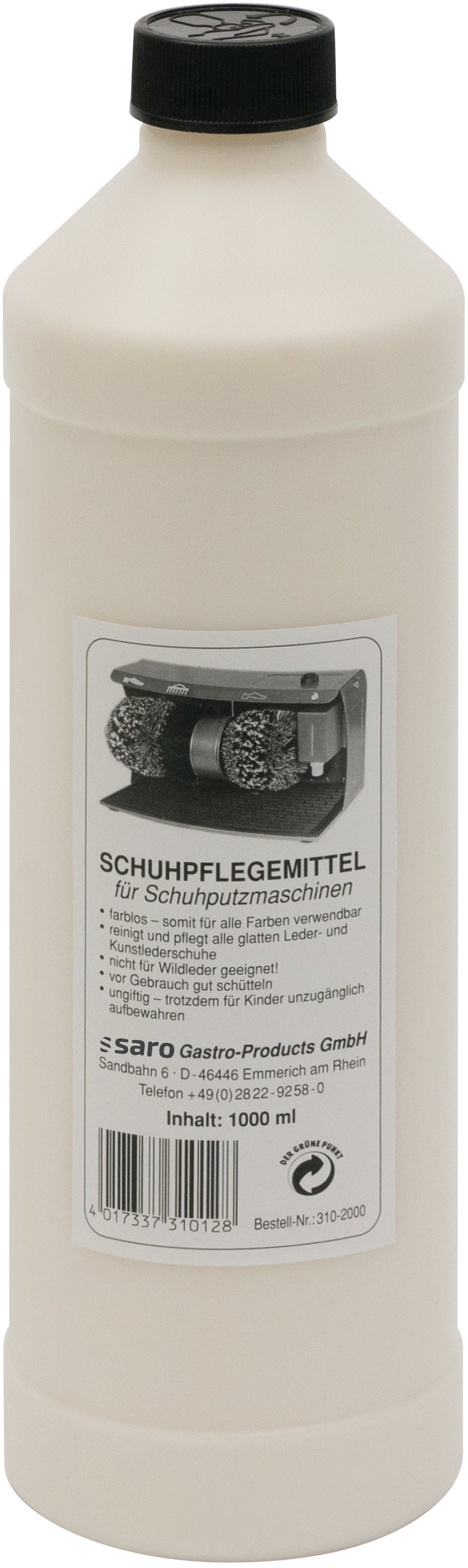 1 Liter Flydende Skocreme, Farveløs   5 fra Saro