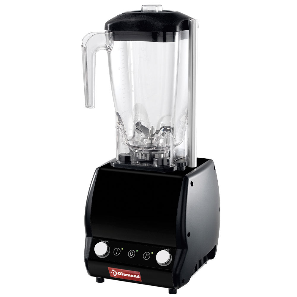 Professionel Blender, Firkantet Glas 2 Liter, Med Timer   Hastighedsvariator fra Diamond