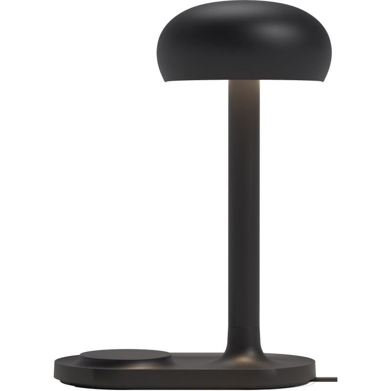 Emendo Lampe Med Qi Trådløs Oplader, Black fra Eva Solo