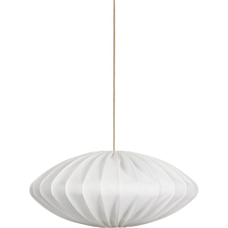Ellipse Loftslampe, 80 Cm, Hør, Hvid fra Watt&veke