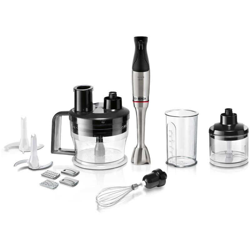 Serie 6 Ergomaster Msm6m871 Stavblender 1200 Watt, Rustfrit Stål fra Bosch