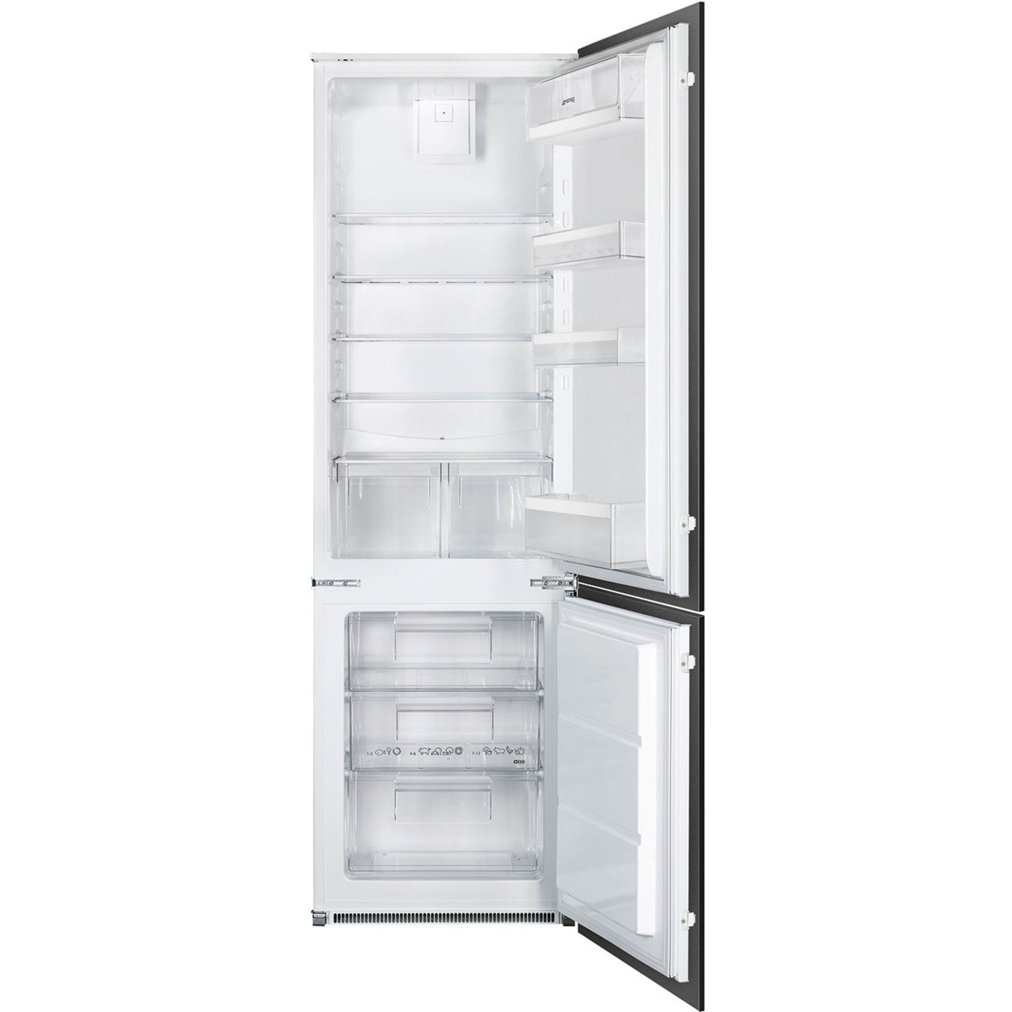 C41721e Integreret Køleskab 178 Cm fra Smeg