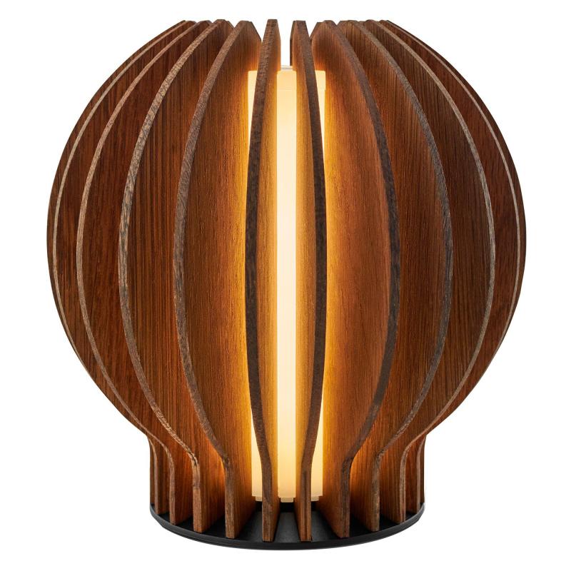 Radiant Rund Led Lampe, Røget Eg fra Eva Solo