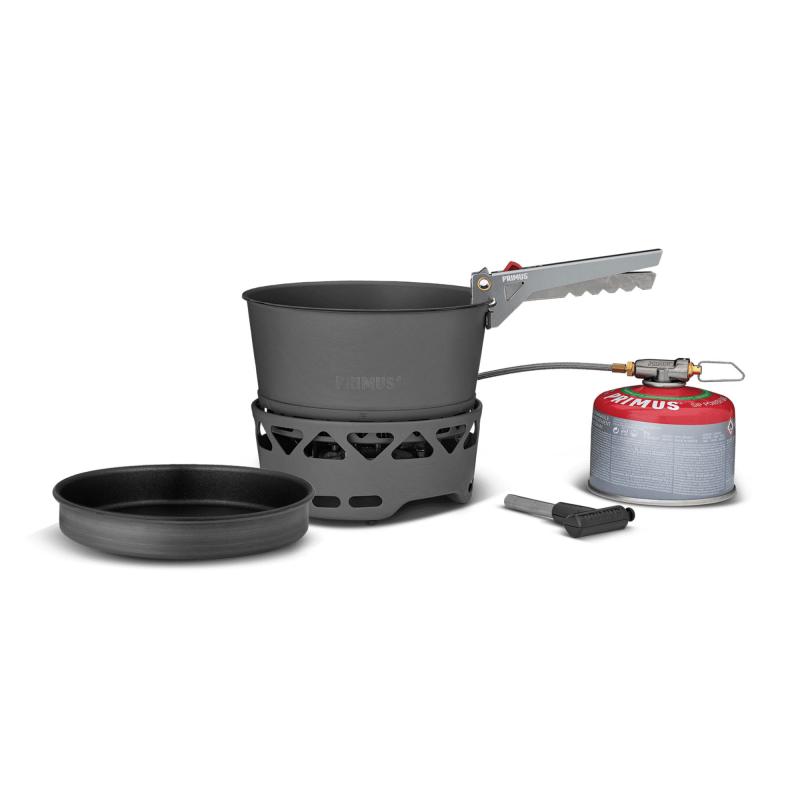 Primetech Stove Set Stormkøkken Med Gryde 1,3 Liter Og Stegepande fra Primus