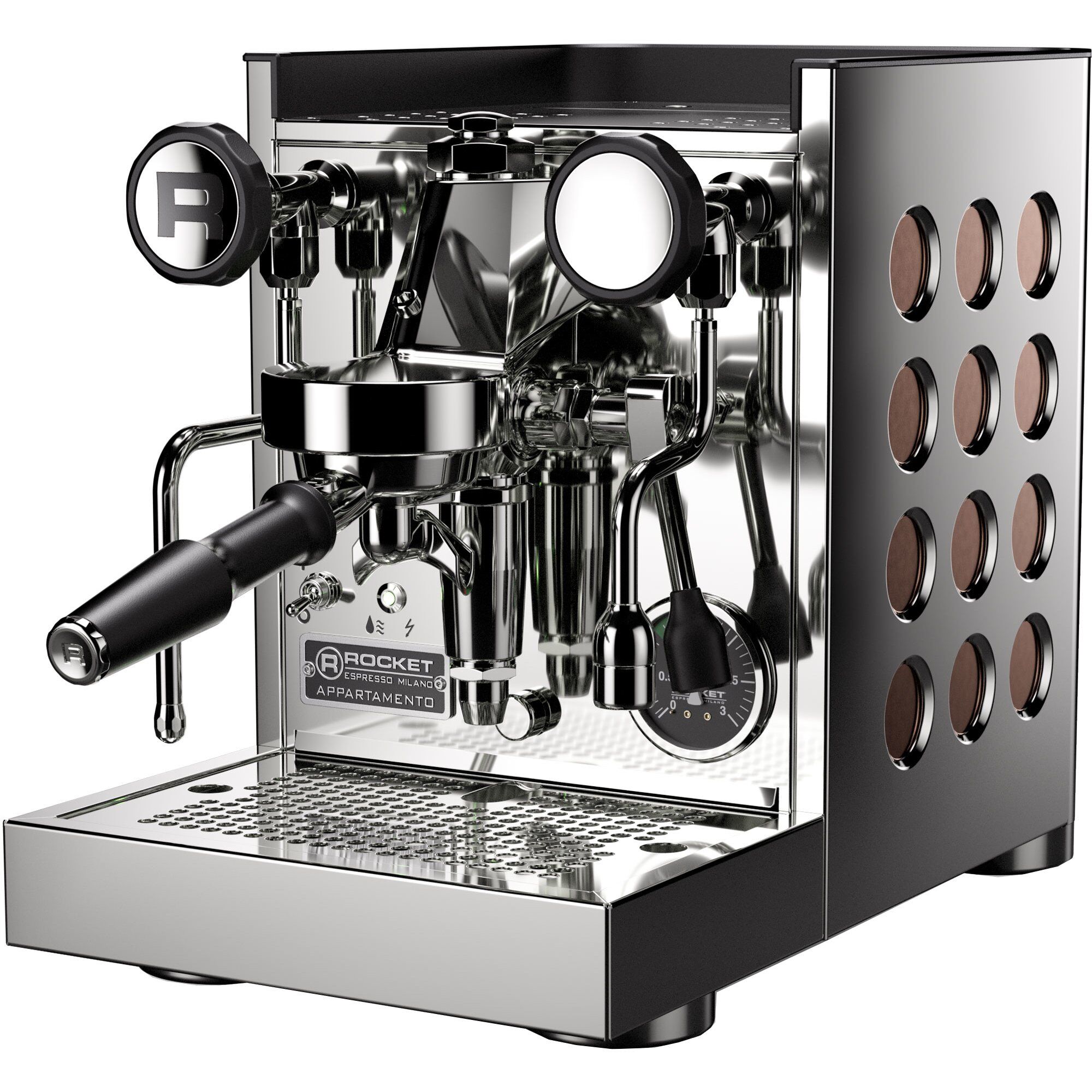 Appartamento Tca Espressomaskine, Krom Kobber fra Rocket
