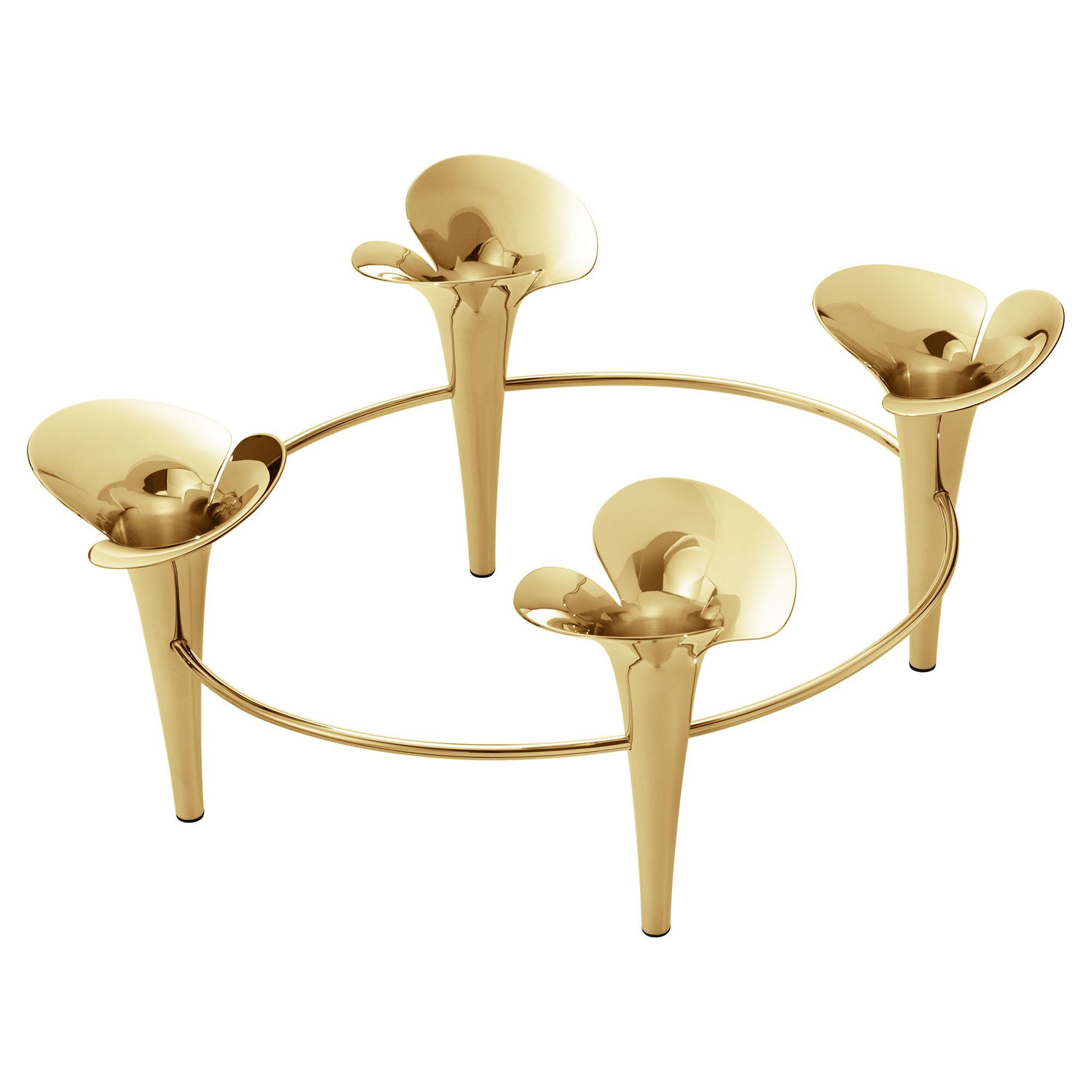 Bloom Botanica Lysestage, Guld fra Georg Jensen
