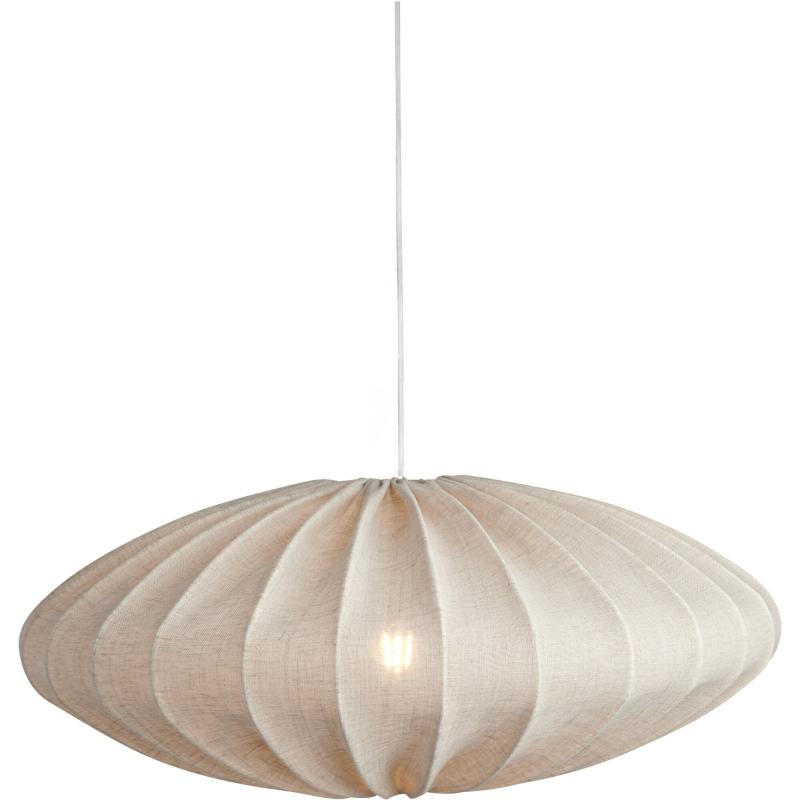 Ellipse Loftslampe, 65 Cm, Hør, Natur fra Watt&veke