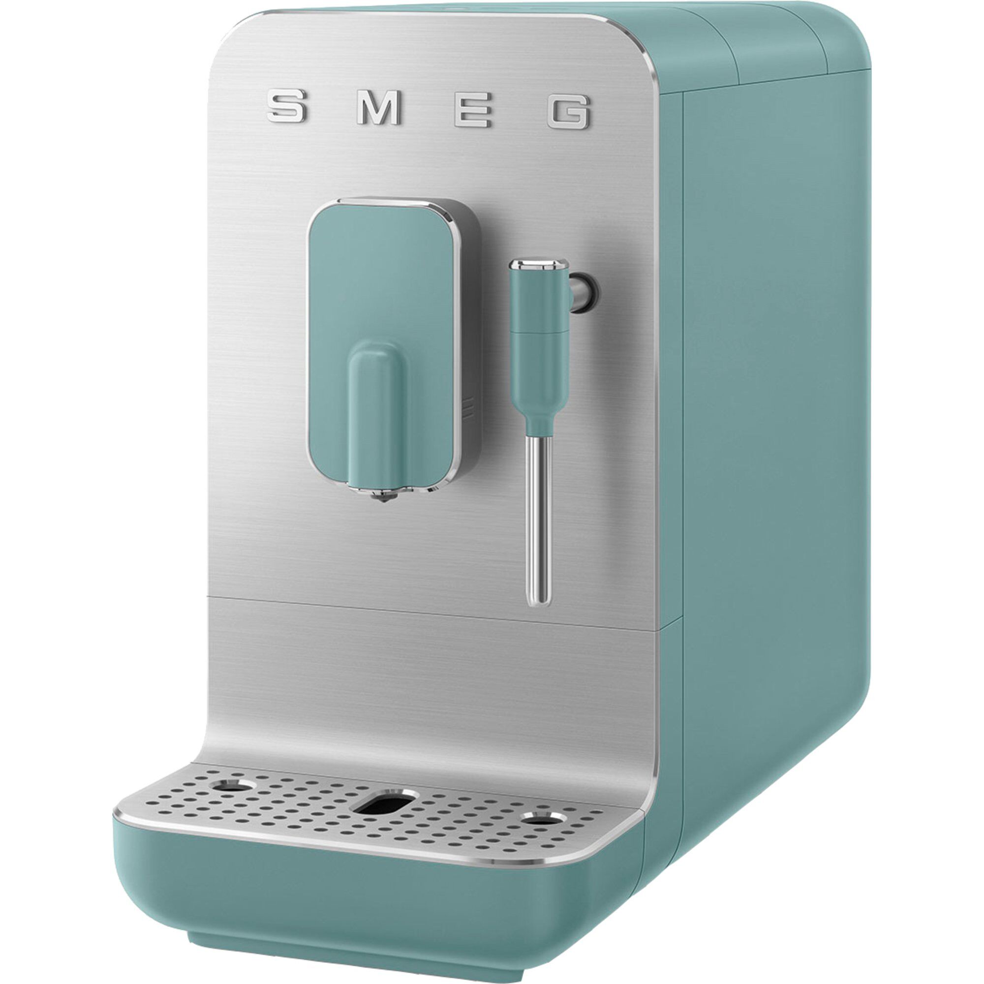 Bcc02egmeu Espressomaskine M. Mælkeskummer, Smaragdgrøn fra Smeg
