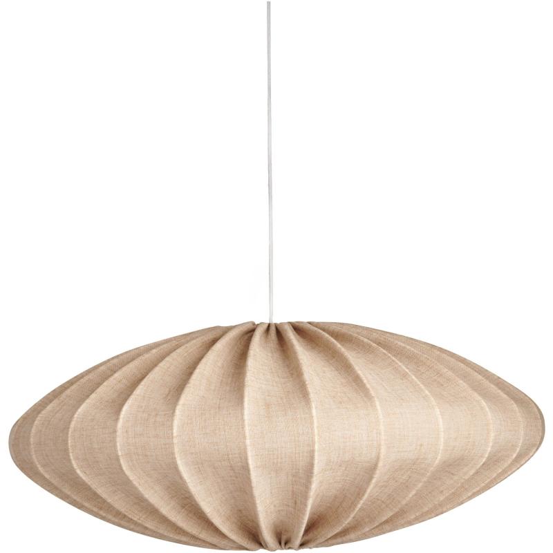 Ellipse Loftslampe, 65 Cm, Hør, Sand fra Watt&veke