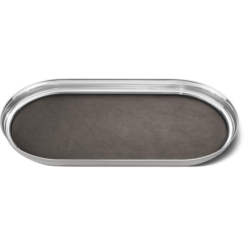Manhattan Bakke Stål & Læder fra Georg Jensen
