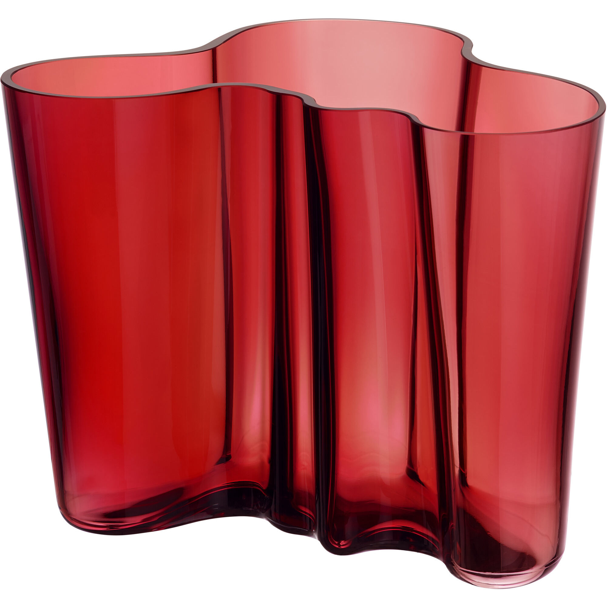 Aalto Collection Vase, 16 Cm. Tranebær fra Iittala