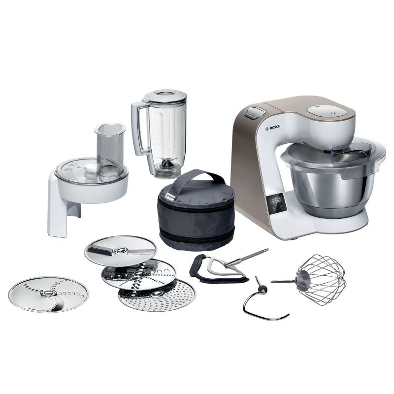 Mum5xw20 Køkkenmaskine, 1000 W, Hvid Champagne fra Bosch