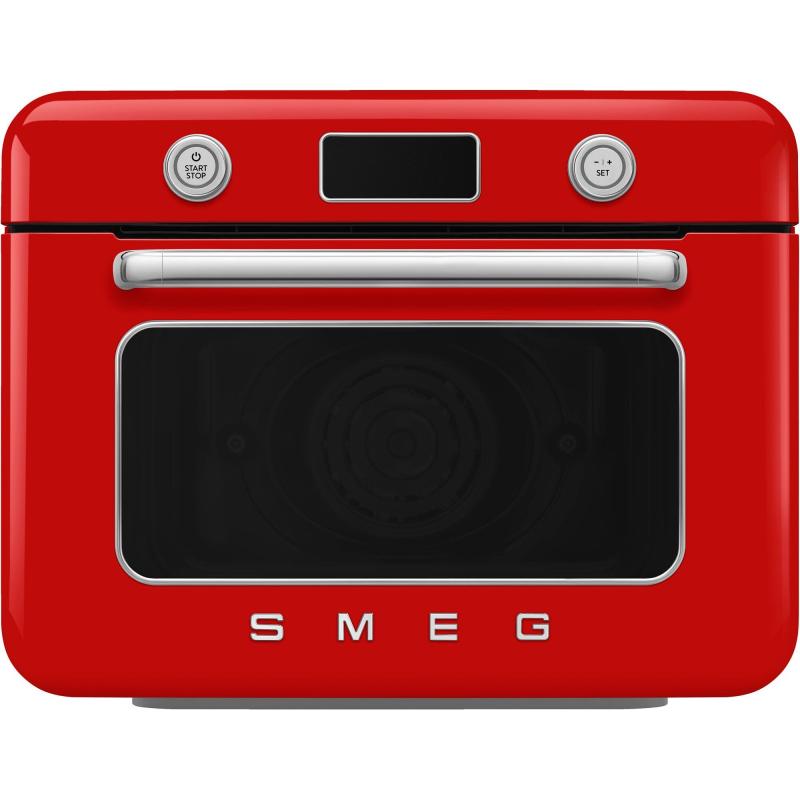 Cof01rdeu Fritstående Dampovn, Rød fra Smeg