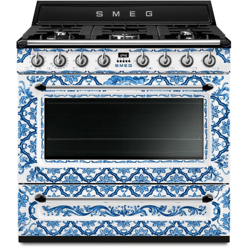 Gaskomfur Dolce & Gabbana Mediterraneo Tr90dgme9 90 Cm fra Smeg