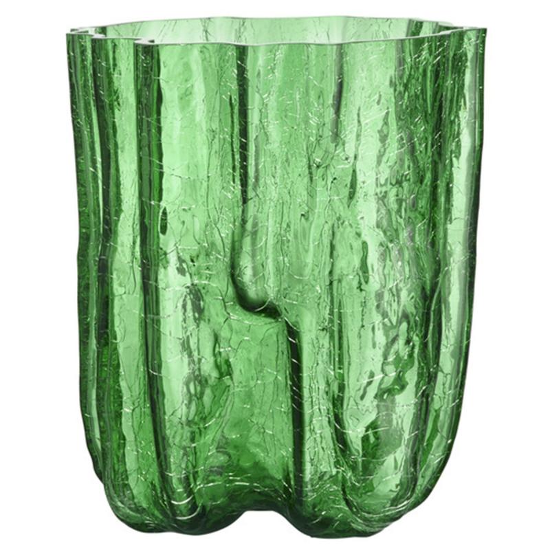 Crackle Vase 270 Mm, Grøn fra Kosta Boda