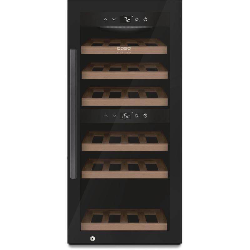 Vinkøleskab Wineexclusive 24 Flasker Sort fra Caso