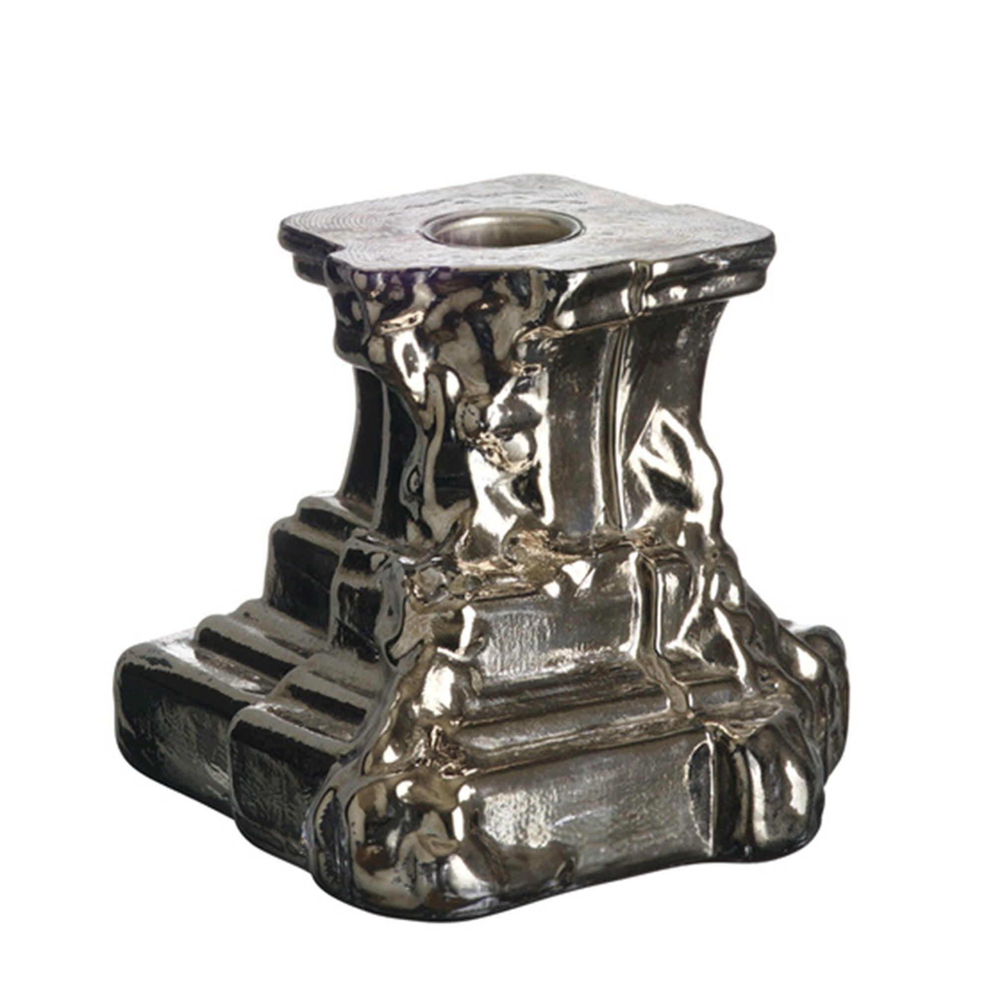 Rocky Baroque Lysestage 95 Mm, Glozzy Glaze fra Kosta Boda