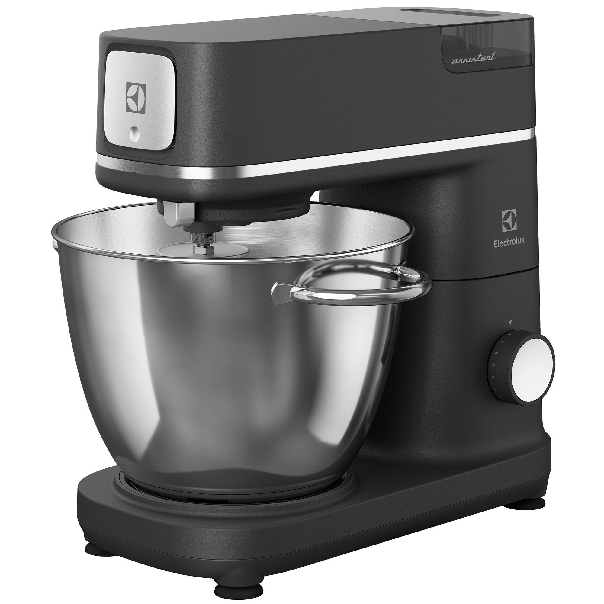 800 E6km1 8bpt Foodprocessor 1200 Watt, Sort fra Electrolux