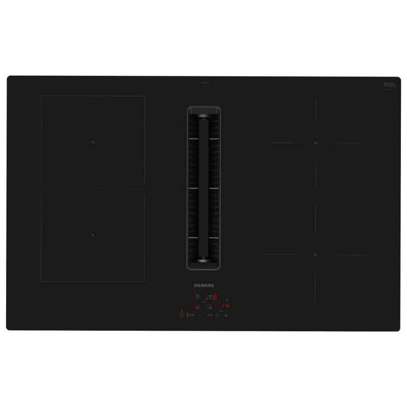 Ed811bs16e Iq300 Induktionskogeplade Med Integreret Emhætte 80 Cm fra Siemens