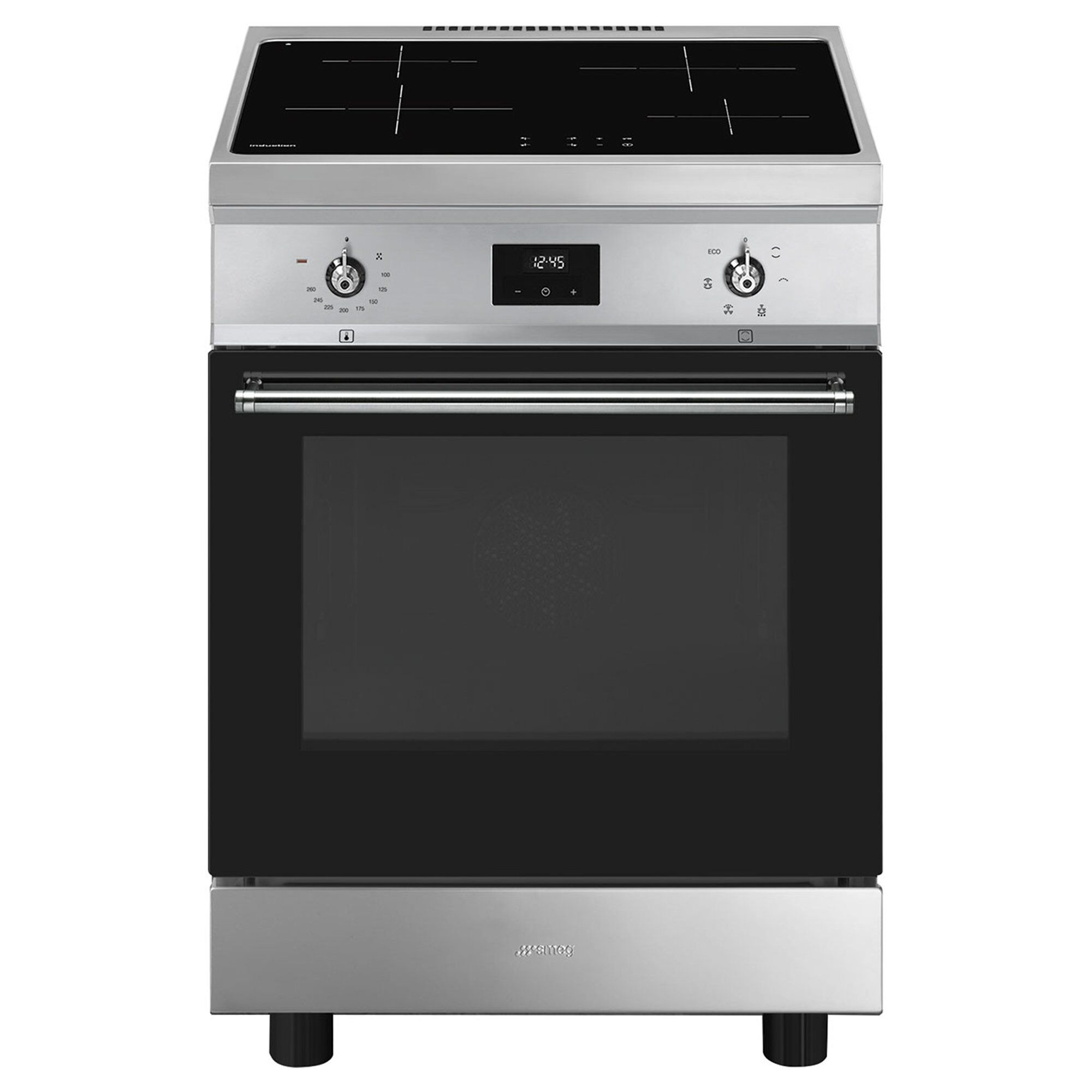 C6imxt2 Induktionskomfur 60 Cm, Rustfrit Stål fra Smeg