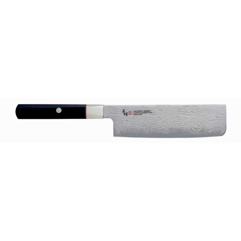 Splash Hybrid Damaskus Nakiri Kniv 16,5 Cm. fra Zanmai