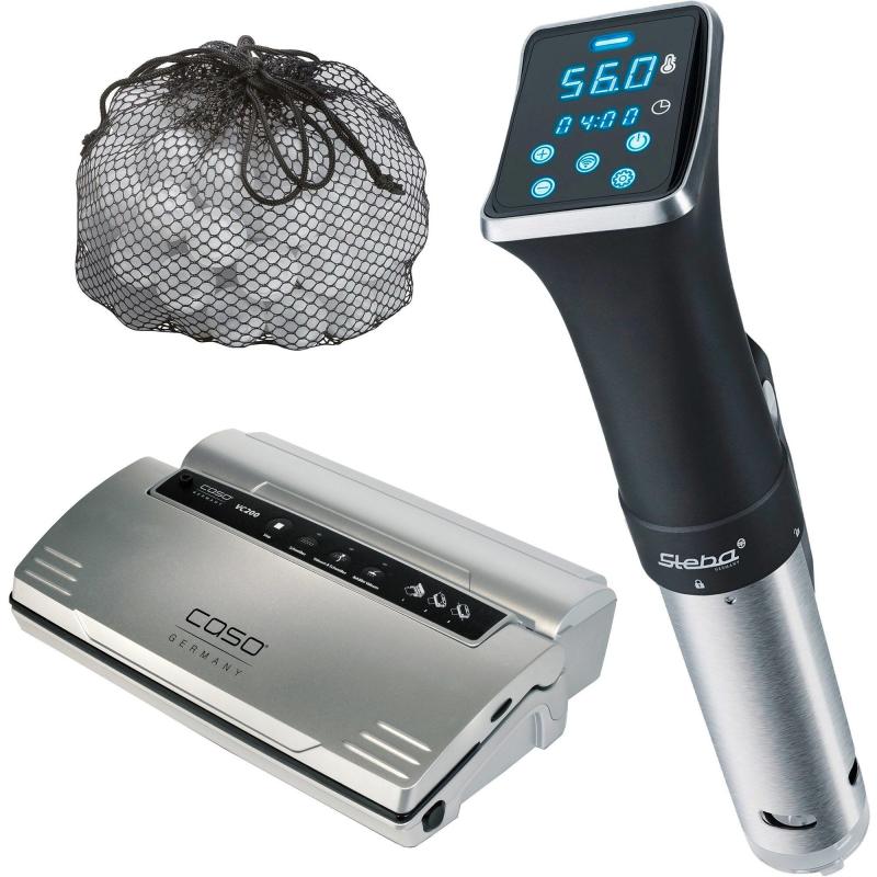 Sv80 Wifi Sous Vide + Caso Vc 200 Vakuumpakker fra Steba