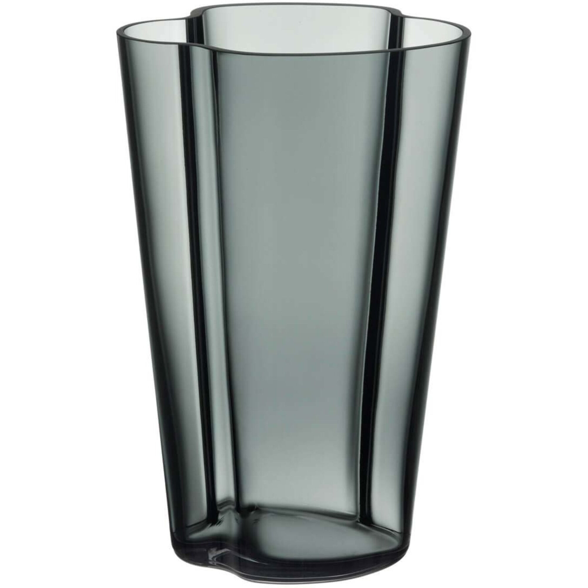 Aalto Vase, 22 Cm., Mørk Grå fra Iittala