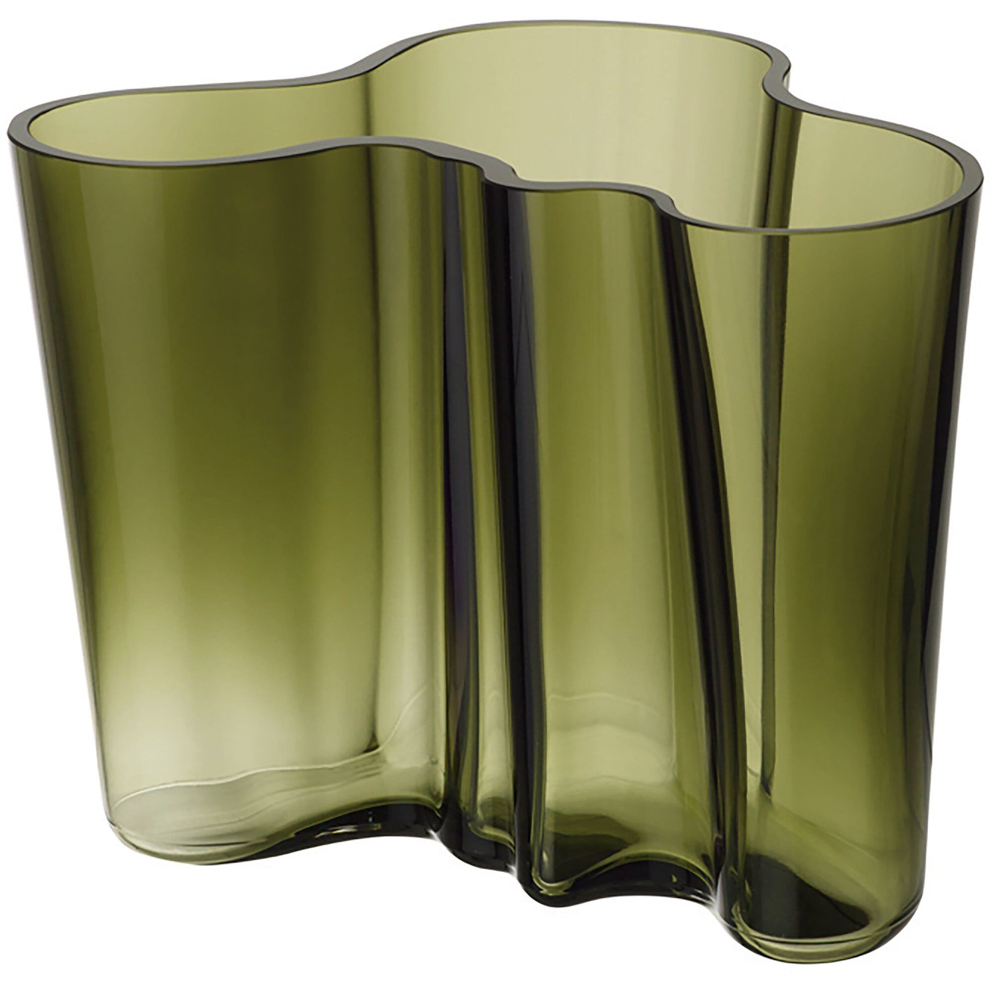 Aalto Collection Vase, 16 Cm, Mosgrøn fra Iittala