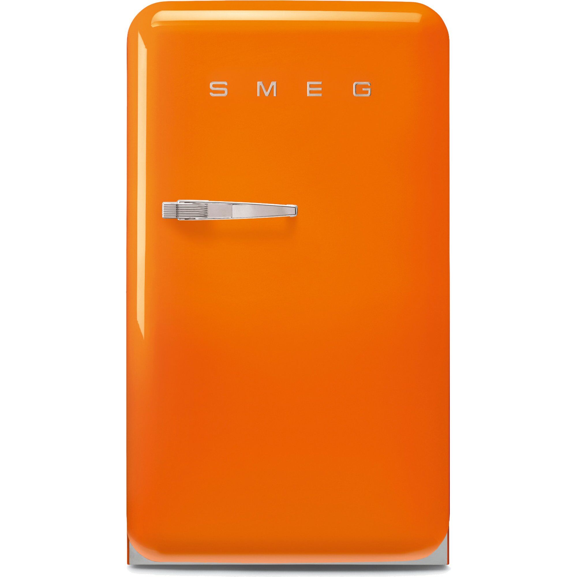 Fab10ror6 Køleskab Med Fryseboks, Orange fra Smeg