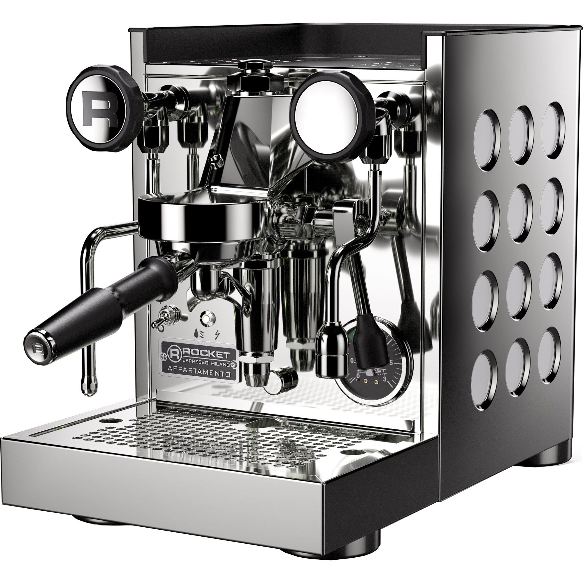 Appartamento Tca Espressomaskine, Krom Hvid fra Rocket