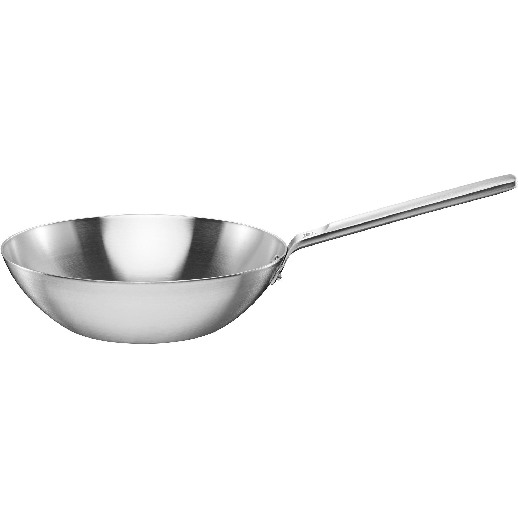 Norden Ubelagt Wokpande 28 Cm, Rustfrit Stål fra Fiskars