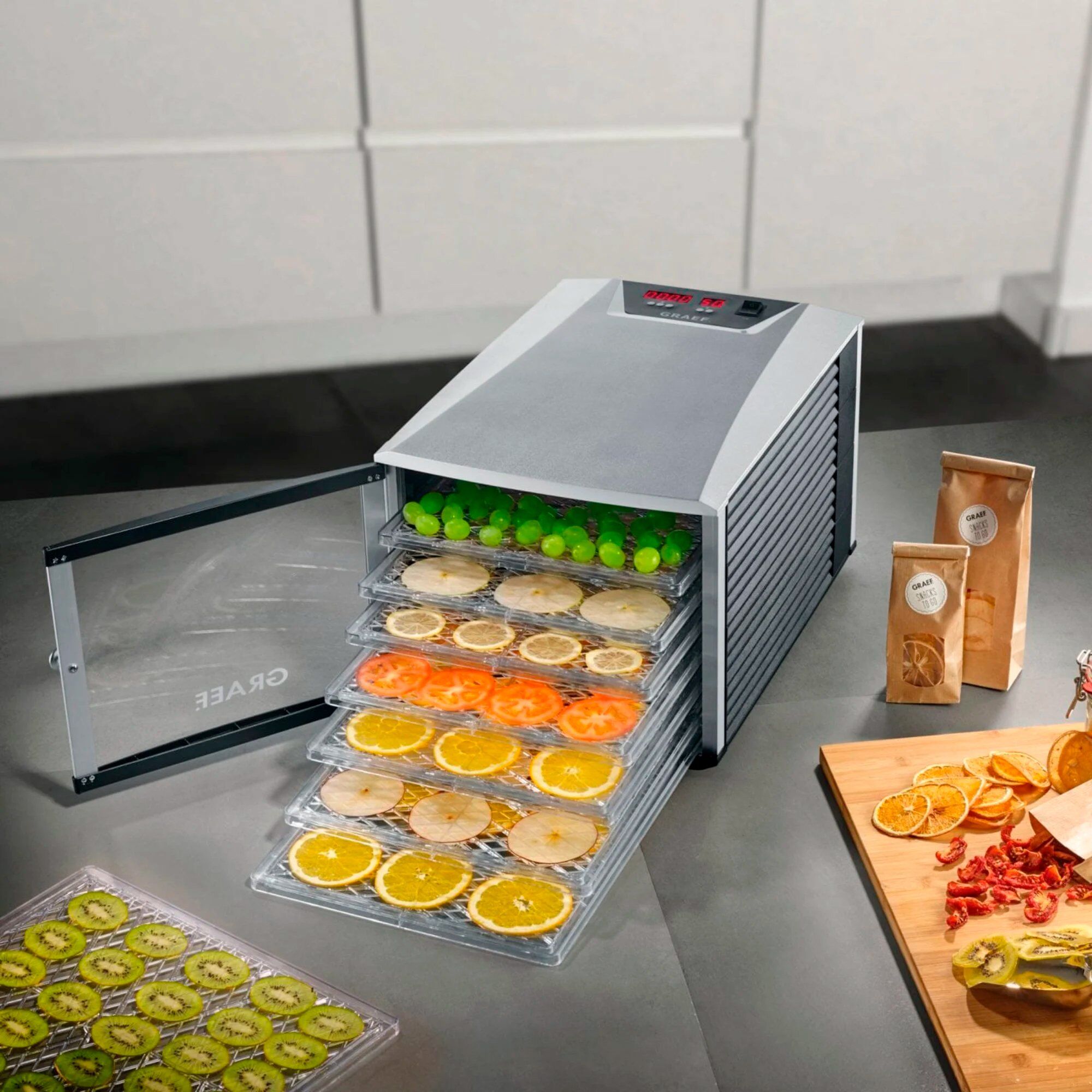 Grda508 Dehydrator, 8 Bakker fra Graef