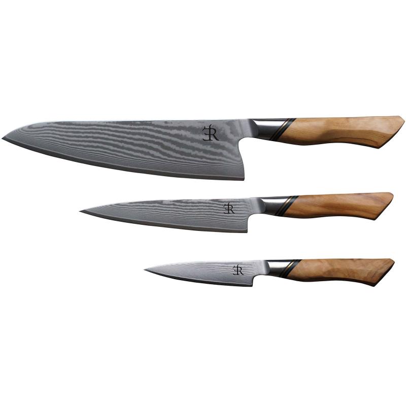 A 73 Knivsæt Med 3 Knive fra Ryda Knives