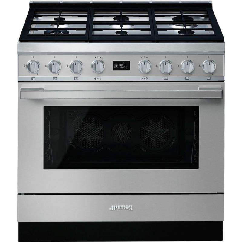 Cpf9gpx Portofino Gaskomfur, Rustfrit Stål fra Smeg