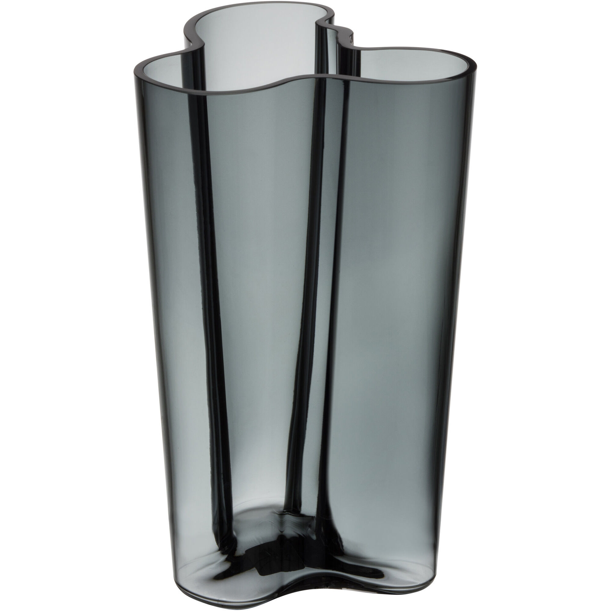 Alvar Aalto Collection Vase, 25,1 Cm., Mørkegrå fra Iittala