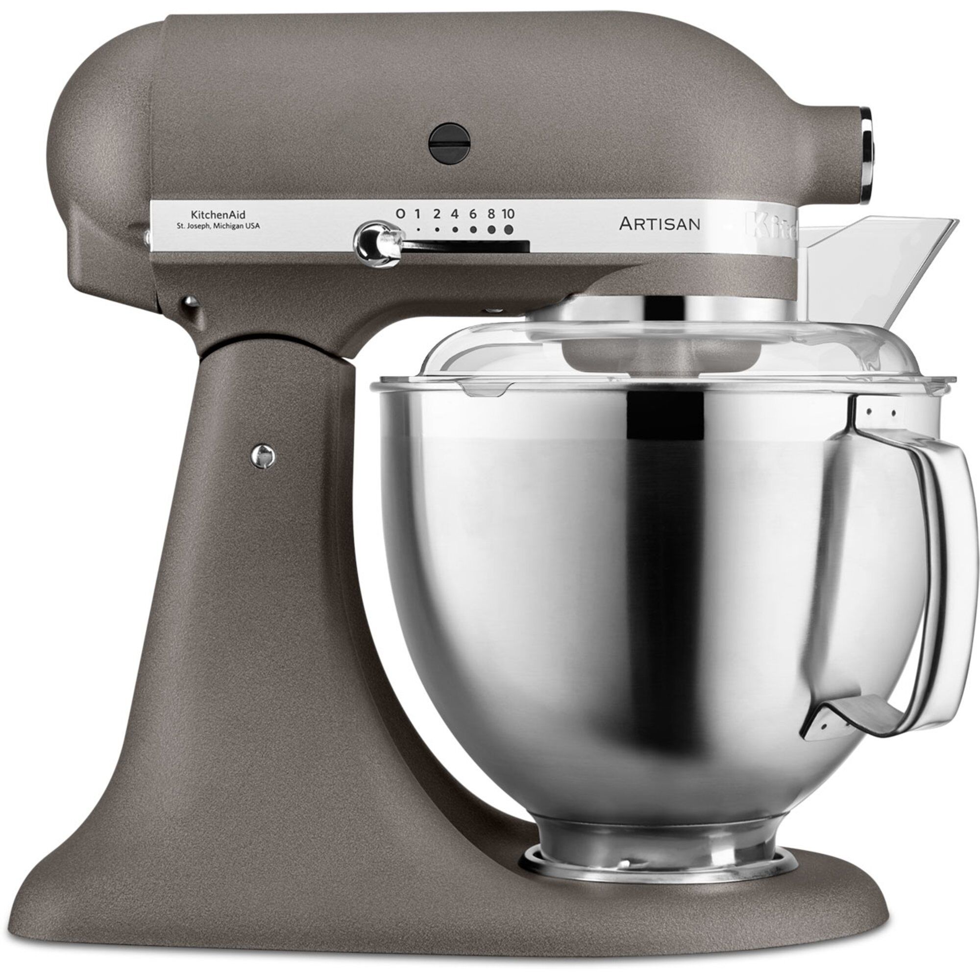 Artisan 4,8 Liter 5ksm185psegr Røremaskine, Imperial Grey fra Kitchenaid