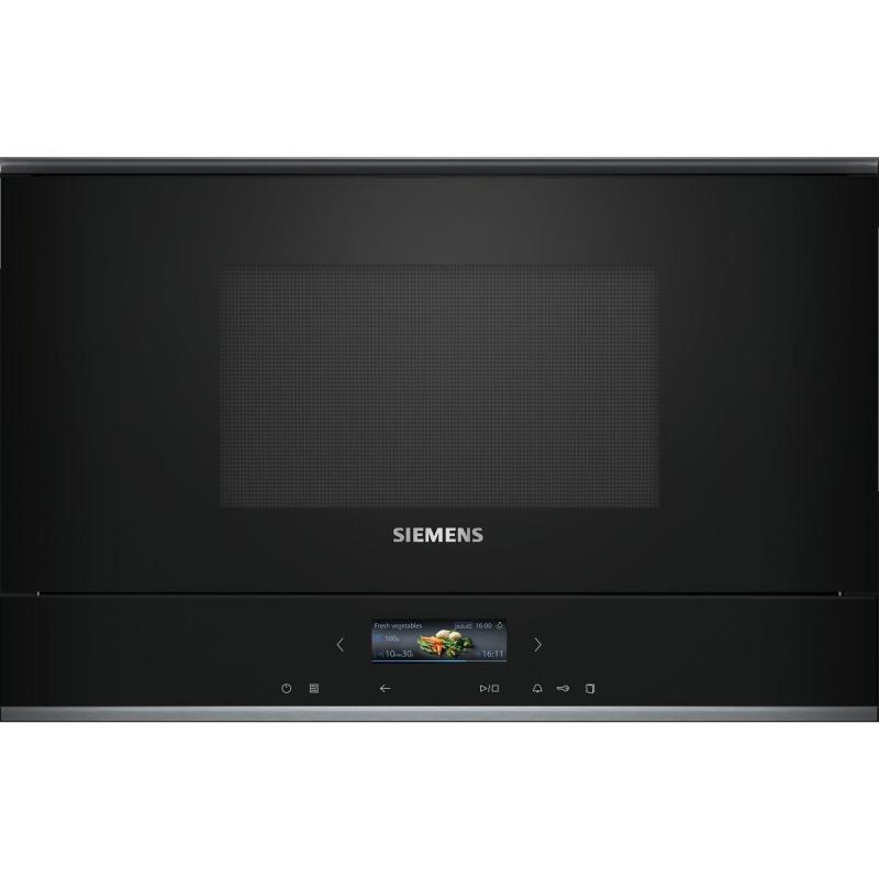 Bf722l1b1 Iq700 Indbygget Mikroovn, Sort fra Siemens