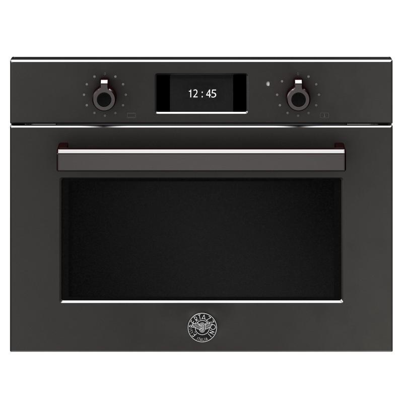 F457promwtn Pro Kombiovn Med Mikro, 45 Cm, Carbonio fra Bertazzoni
